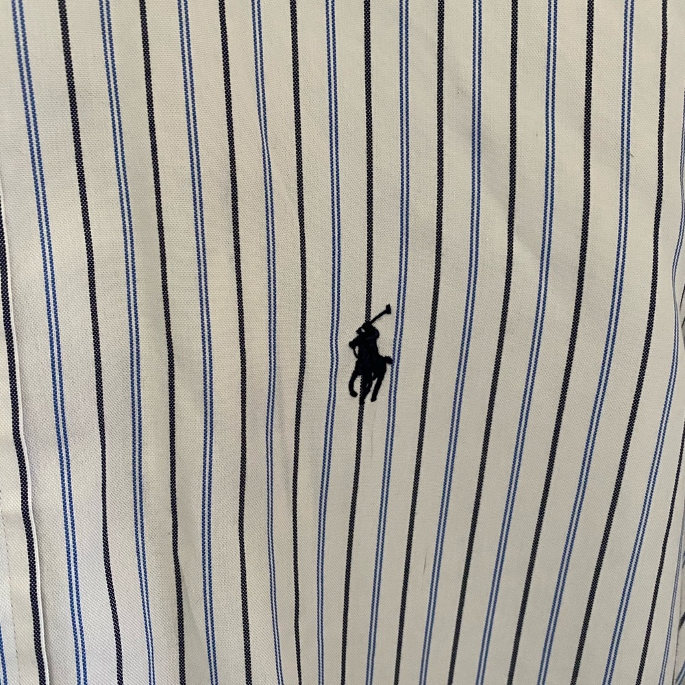 Mens Ralph Lauren Custom Fit Long Sleeve Shirt